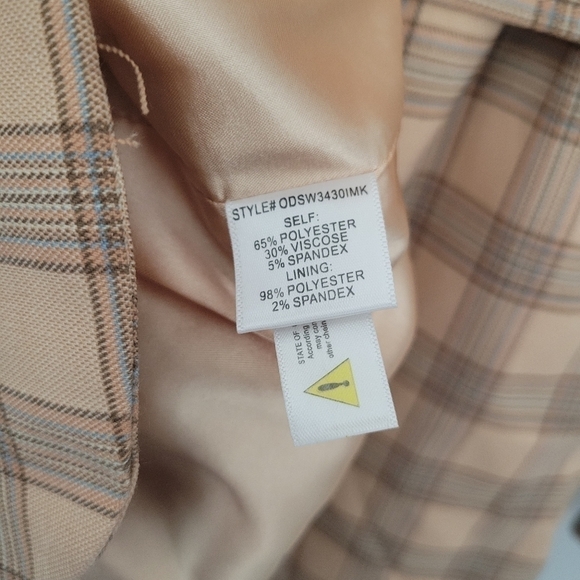 Pacsun 4Si3nna 4Sienna Neutral Dara Belted Blazer Coat NWT - Picture 10 of 10